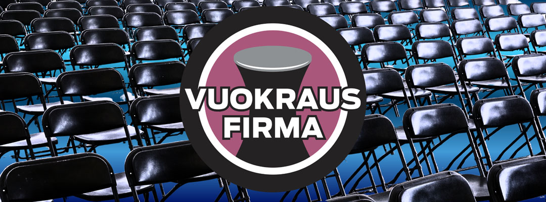 Vuokrakalusteita.